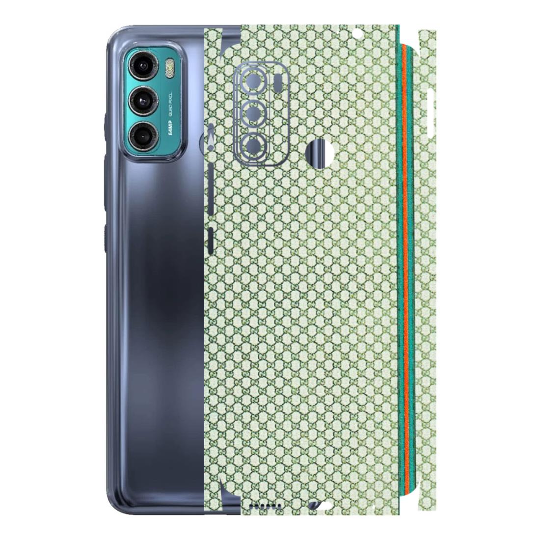 Motorola Phone Skins (All Models) - Gucci Fabric Pattern - 3D Embossed Finish (L-73) Motorola Moto G40