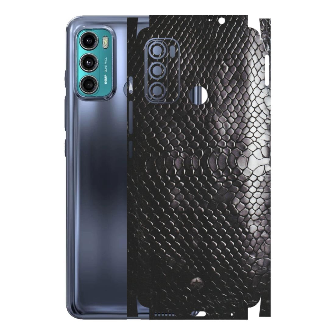 Motorola Phone Skins (All Models) - Black Snack Leather - Matte Finish (M-147) Motorola Moto G40