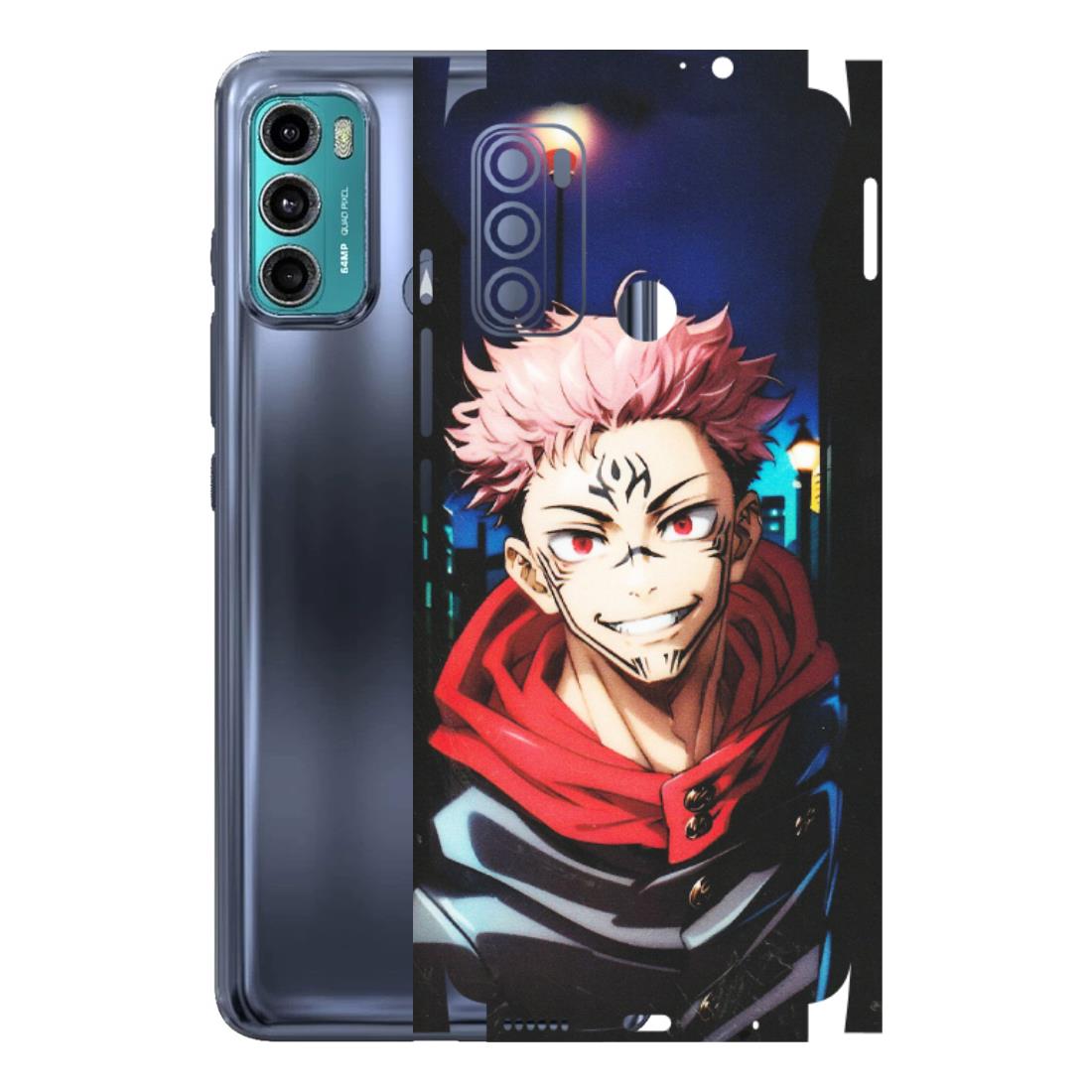 Motorola Phone Skins (All Models) - Yuji Itadori Funny Face Anime - Matte Finish (M-152) Motorola Moto G40