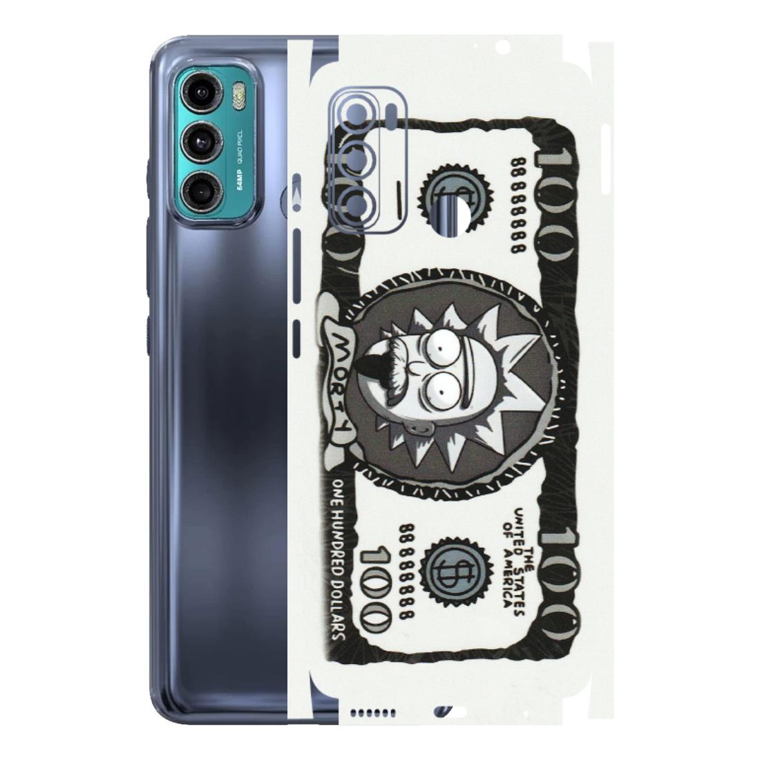 Motorola Phone Skins (All Models) - Rick And Morty Hundred Dollar Anime - Matte Finish (M-161) Motorola Moto G40