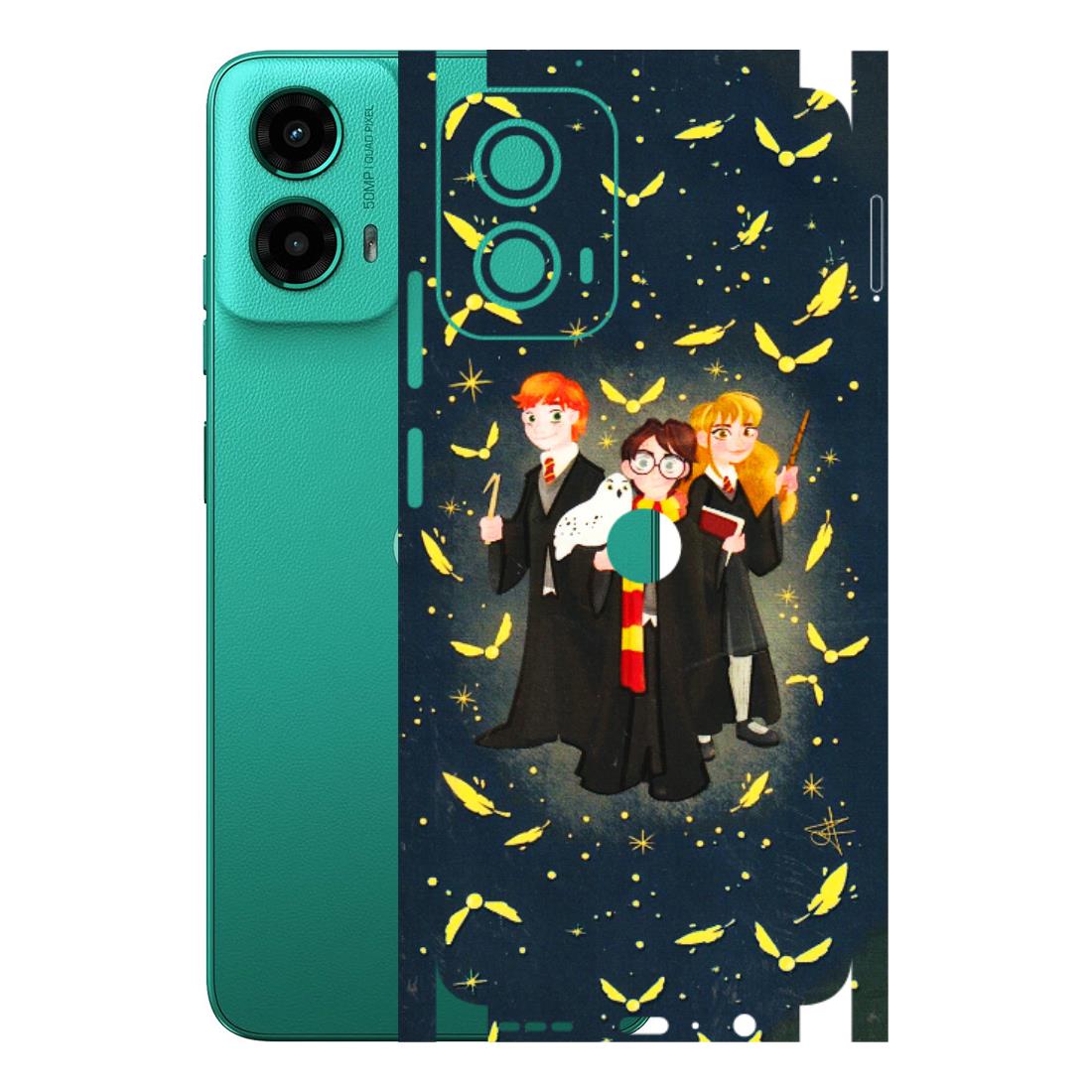 Motorola Phone Skins (All Models) - Harry Potter - 3D Embossed Finish (L-183) Motorola Moto G45 (5G)