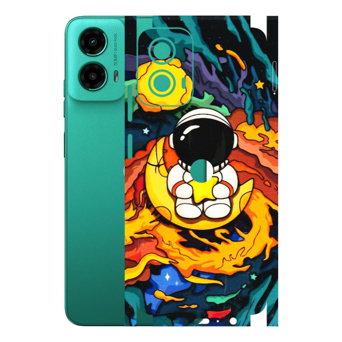 Motorola Phone Skins (All Models) - Baby Astronaut - 3D Embossed Finish (L-197) Motorola Moto G45 (5G)