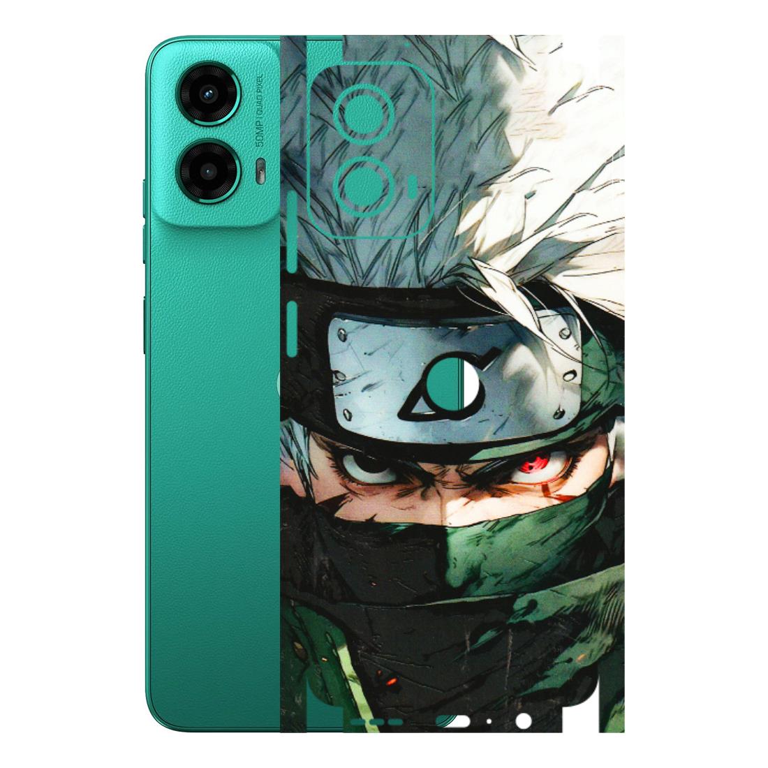 Motorola Phone Skins (All Models) - Kakashi Red Eye Focus - 3D Embossed Finish (L-227) Motorola Moto G45 (5G)