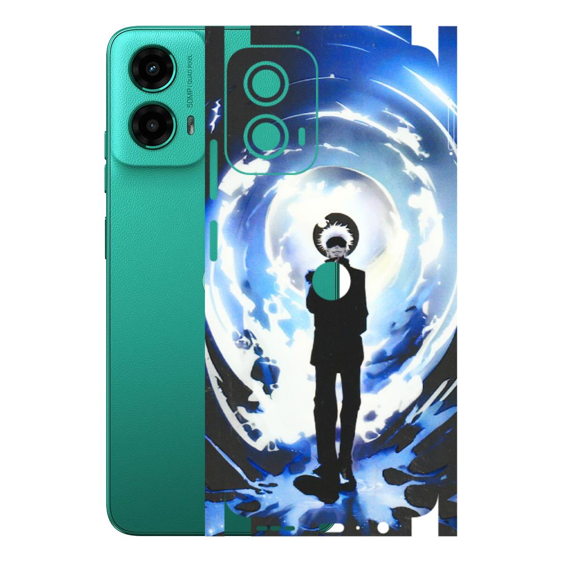 Motorola Phone Skins (All Models) - Jujustu Kaisen Anime Manga - 3D Embossed Finish (L-317) Motorola Moto G45 (5G)