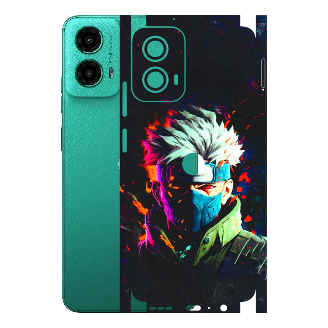 Motorola Phone Skins (All Models) - Anime Cool Character - 3D Embossed Finish (L-59) Motorola Moto G45 (5G)
