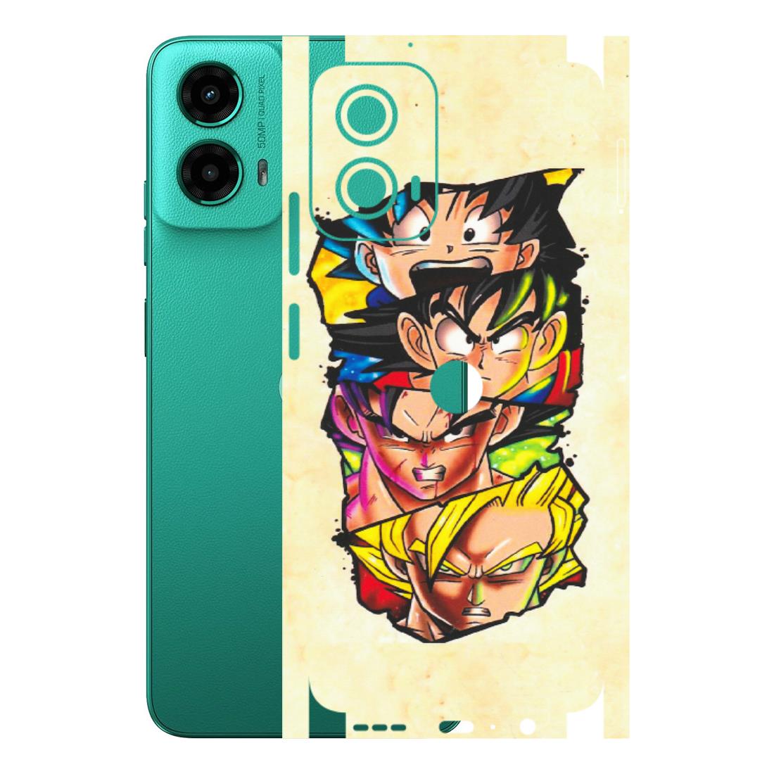 Motorola Phone Skins (All Models) - Angry Multi Anime - Matte Finish (M-113) Motorola Moto G45 (5G)