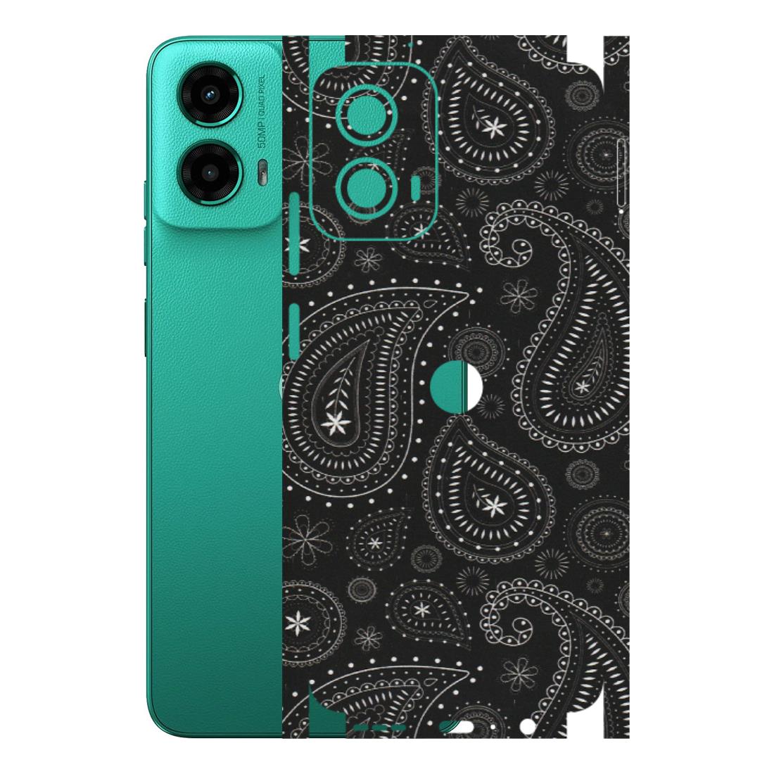 Motorola Phone Skins (All Models) - Black Sober Kerry - Matte Finish (M-37) Motorola Moto G45 (5G)