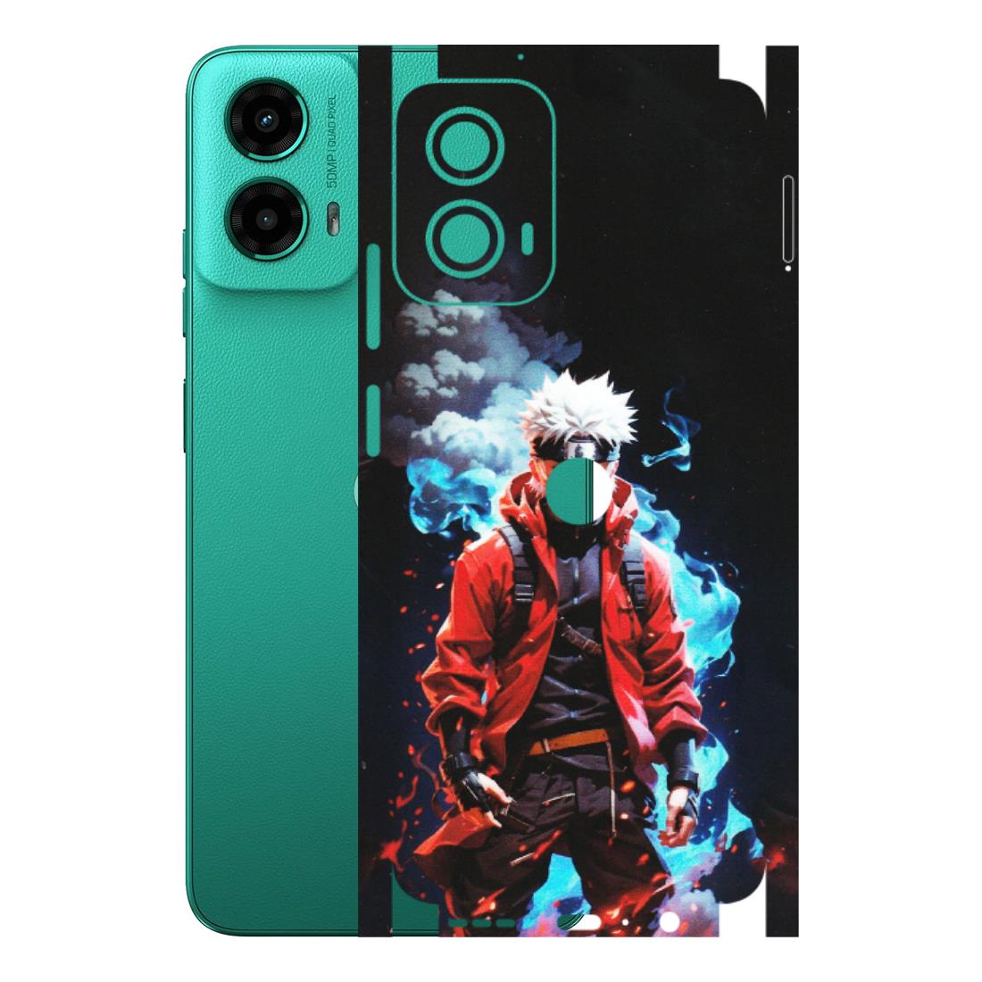 Motorola Phone Skins (All Models) - Kakashi Hatake Naruto - Matte Finish (M-60) Motorola Moto G45 (5G)
