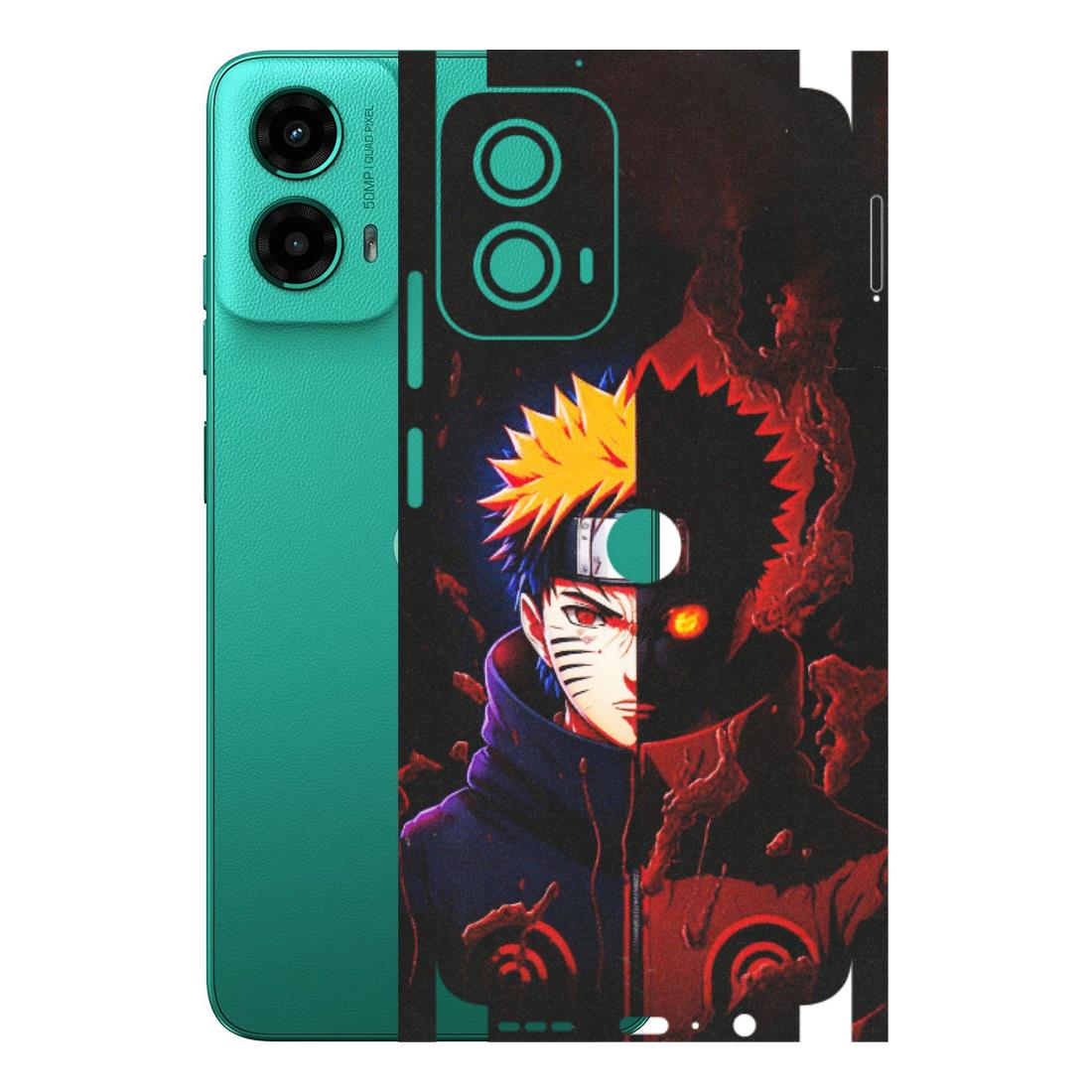 Motorola Phone Skins (All Models) - Naruto X Evil - Matte Finish (M-70) Motorola Moto G45 (5G)