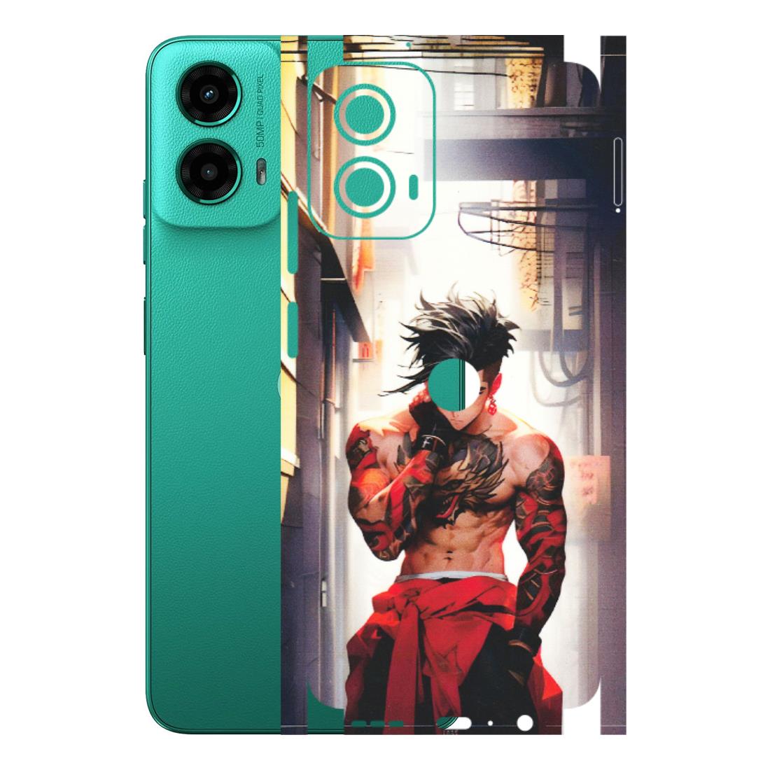 Motorola Phone Skins (All Models) - In the streets of Japan - Matte Finish (M-77) Motorola Moto G45 (5G)