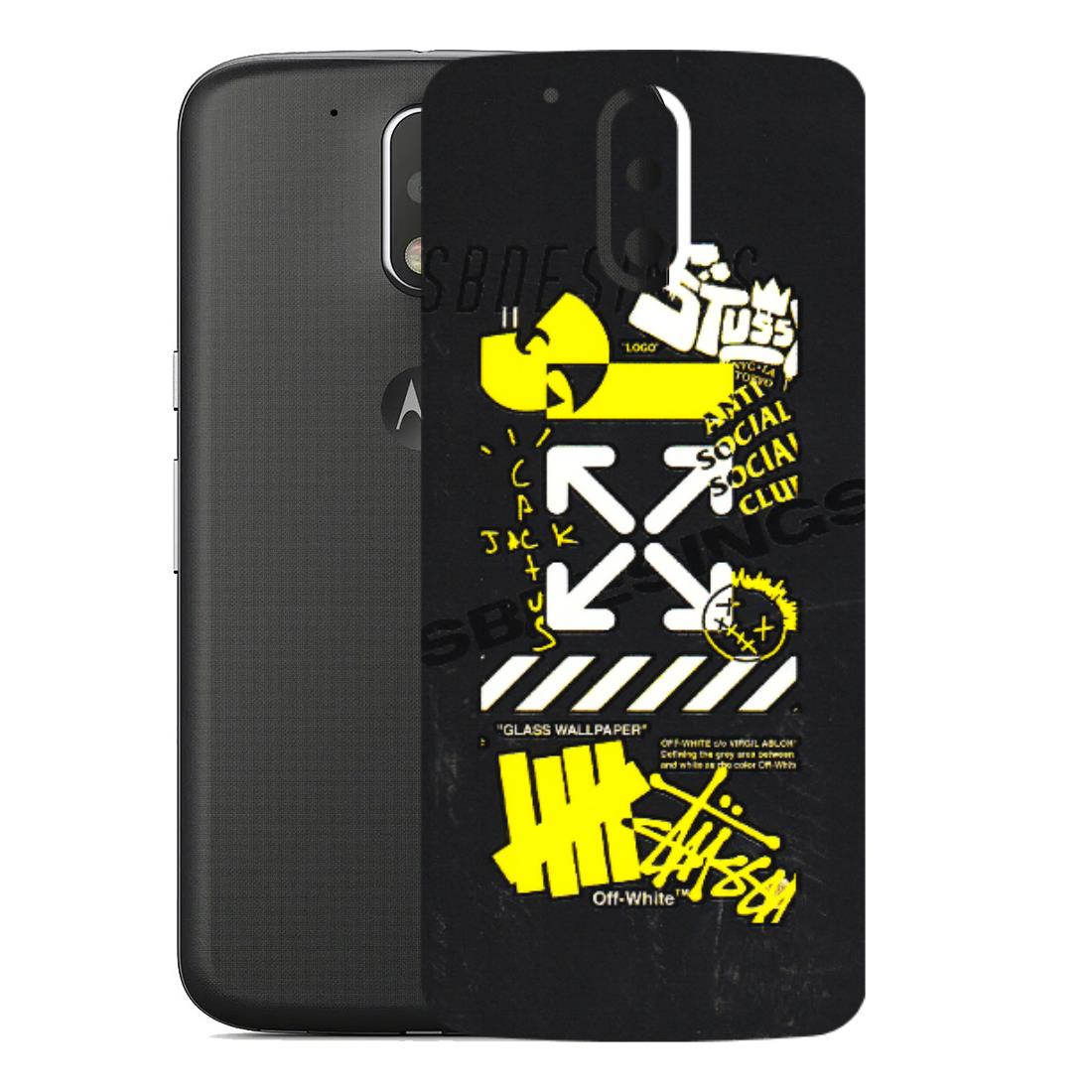 Motorola Phone Skins (All Models) - Anti Social Graffiti - 3D Embossed Finish (L-198) Motorola Moto G4