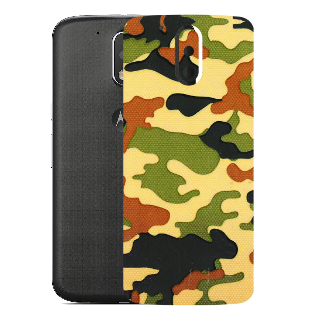 Motorola Phone Skins (All Models) - Indian Military - 3D Embossed Finish (L-234) Motorola Moto G4