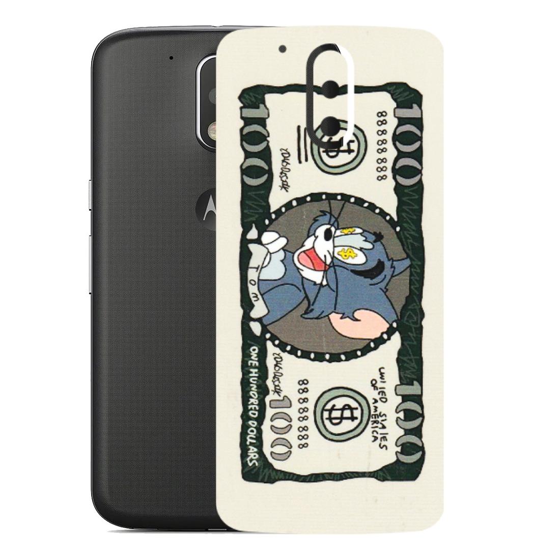 Motorola Phone Skins (All Models) - Tom Hundred Dollar - 3D Embossed Finish (L-324) Motorola Moto G4