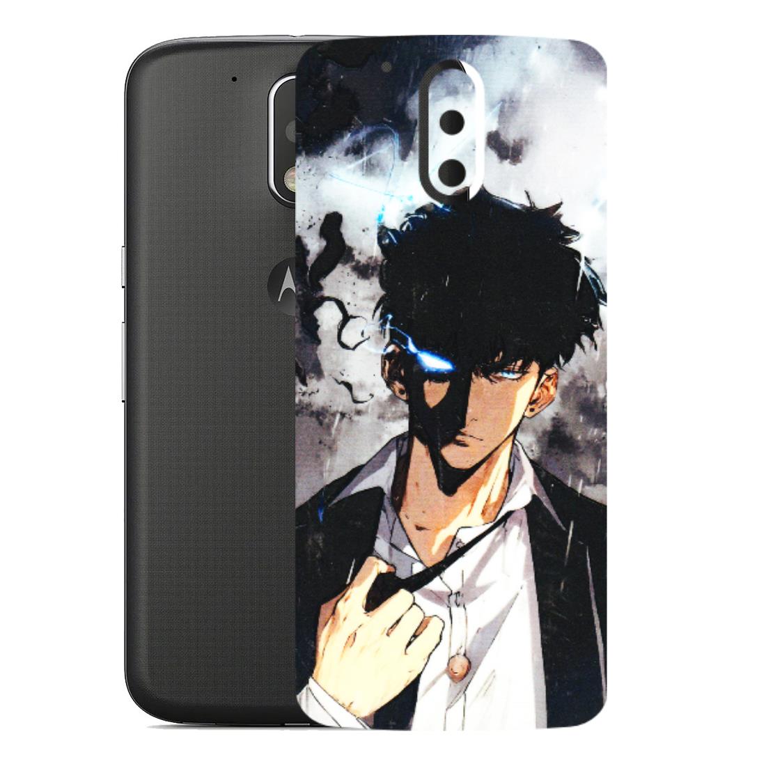 Motorola Phone Skins (All Models) - Sung Jinwoo Manhwa Anime - 3D Embossed Finish (L-328) Motorola Moto G4