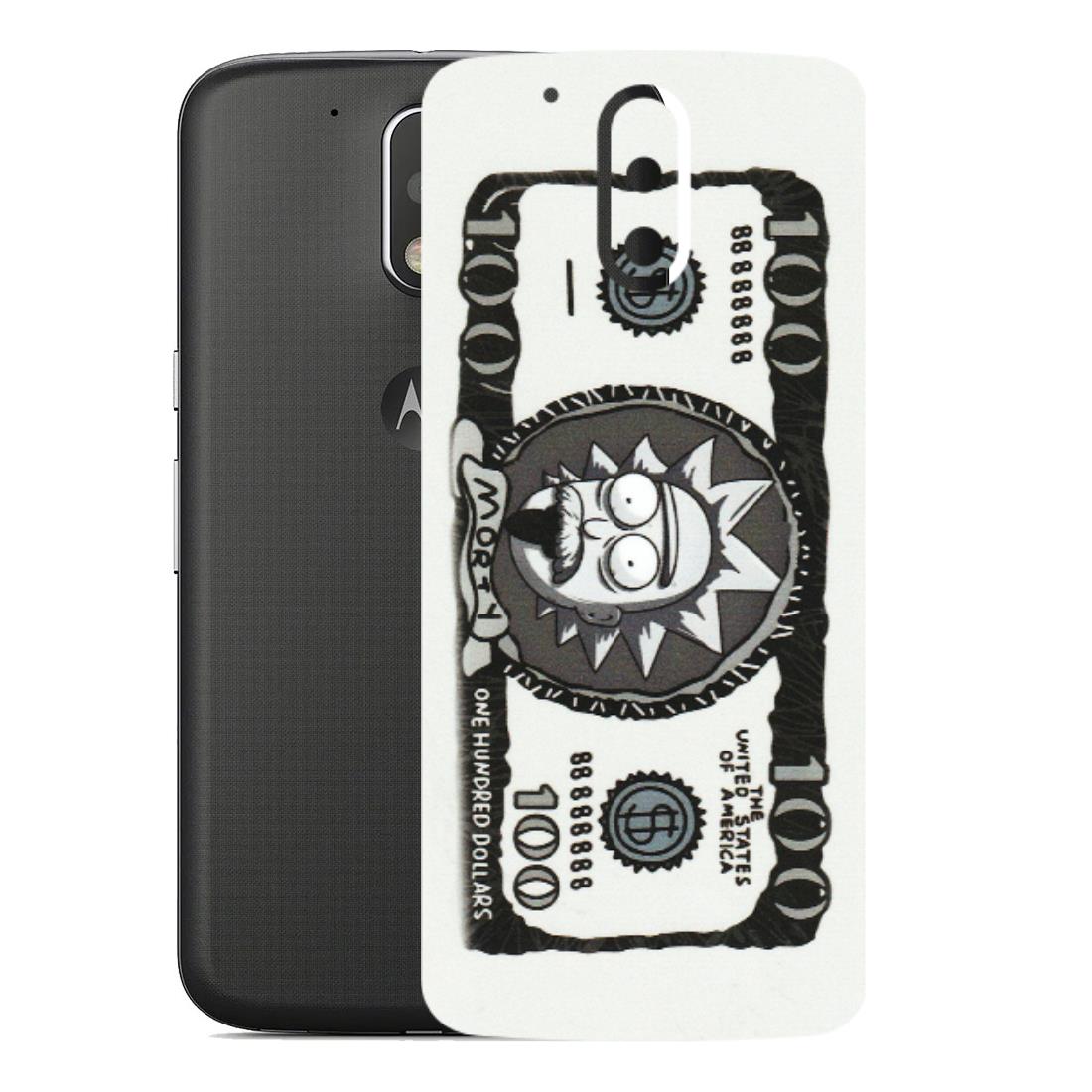 Motorola Phone Skins (All Models) - Rick And Morty Hundred Dollar Anime - Matte Finish (M-161) Motorola Moto G4