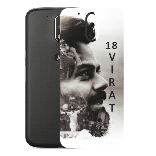 Motorola Phone Skins (All Models) - Virat Kohli Cricketer - Matte Finish (M-163) Motorola Moto G4