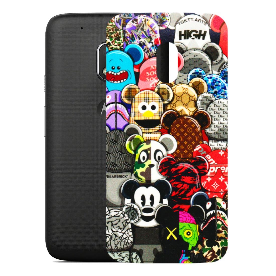 Motorola Phone Skins (All Models) - More Mickey Mouses - 3D Embossed Finish (L-118) Motorola Moto G4 Play