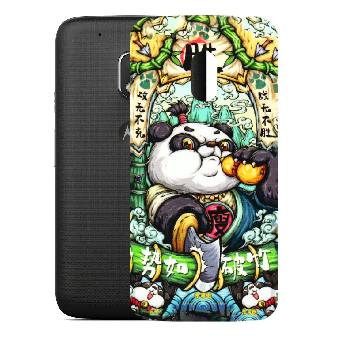 Motorola Phone Skins (All Models) - Royal Rich Panda - 3D Embossed Finish (L-170) Motorola Moto G4 Play