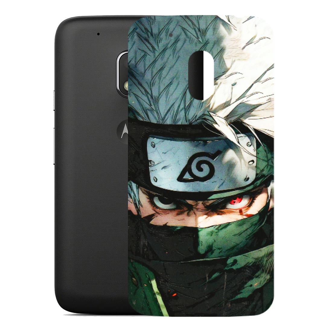Motorola Phone Skins (All Models) - Kakashi Red Eye Focus - 3D Embossed Finish (L-227) Motorola Moto G4 Play