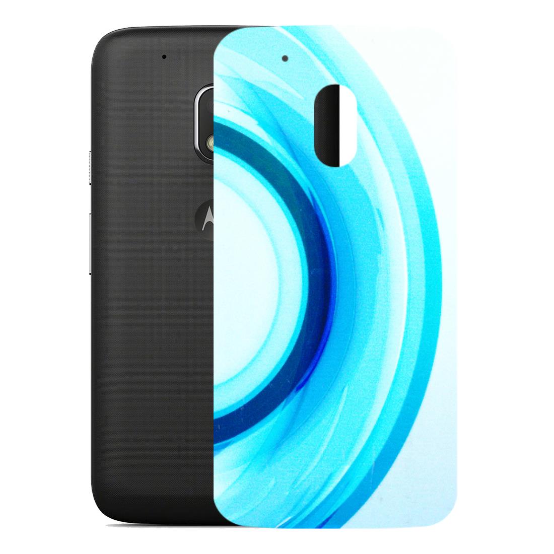 Motorola Phone Skins (All Models) - The Blue Curve - 3D Embossed Finish (L-244) Motorola Moto G4 Play