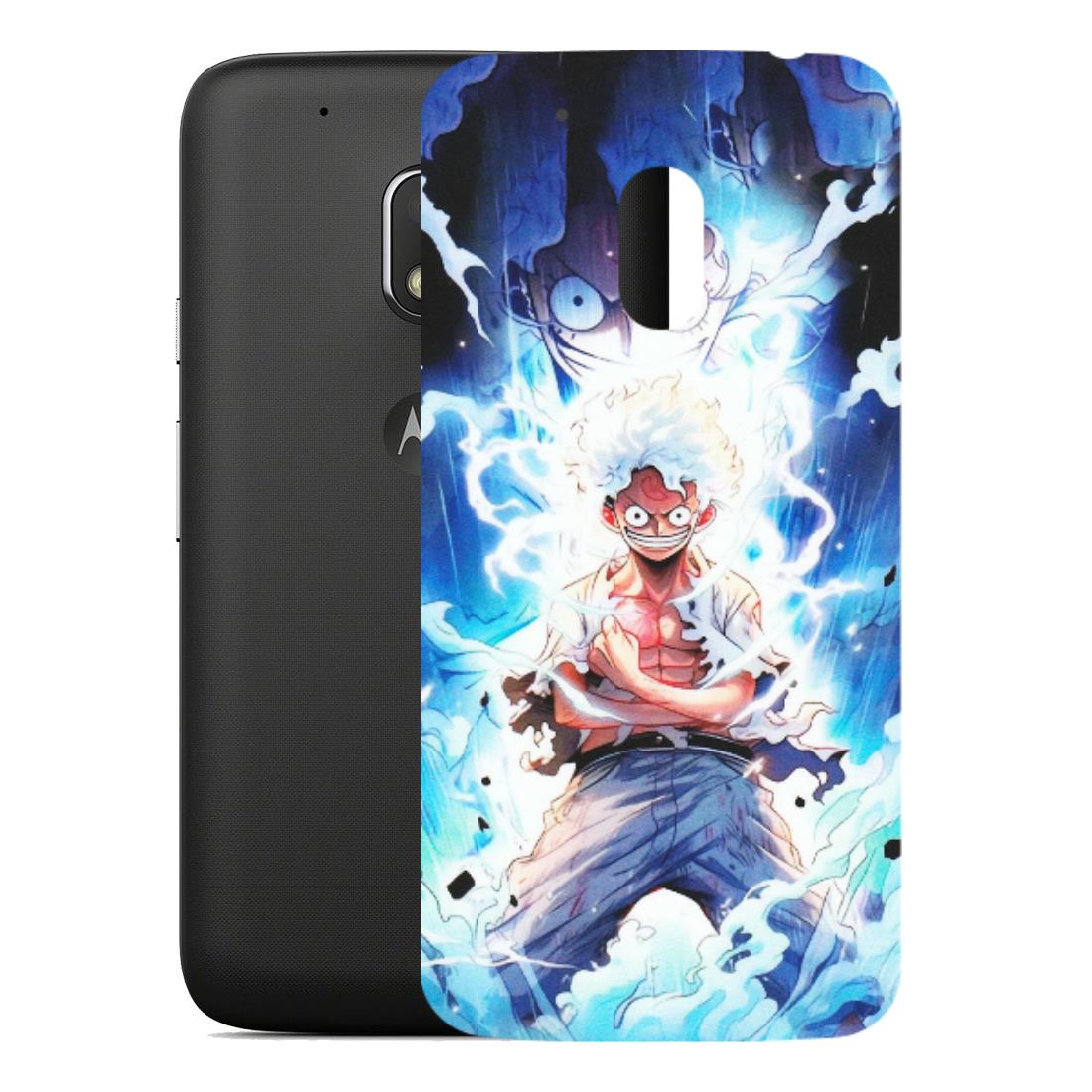 Motorola Phone Skins (All Models) - Blue Thunder Luffy Anime - Matte Finish (M-132) Motorola Moto G4 Play