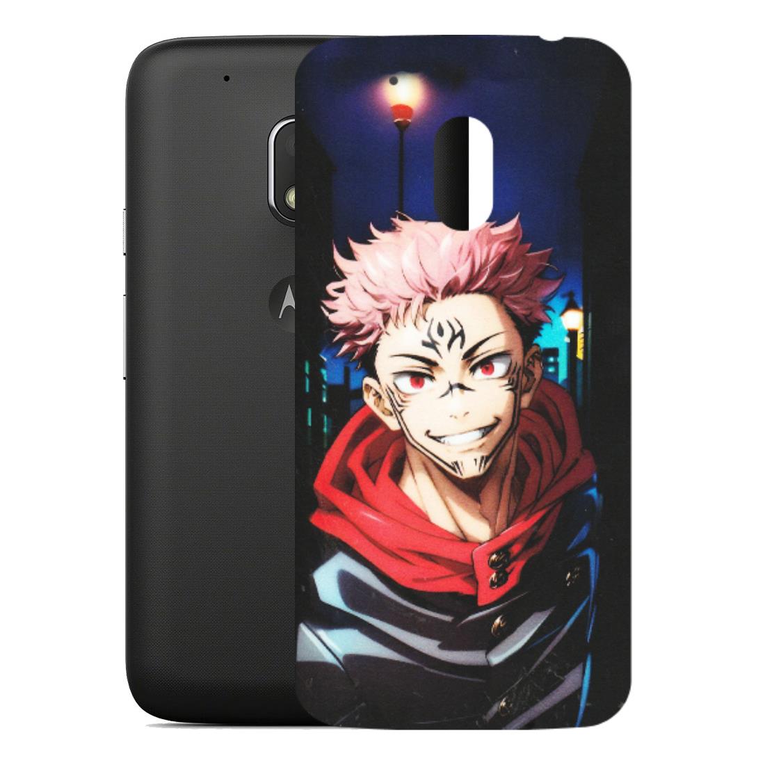 Motorola Phone Skins (All Models) - Yuji Itadori Funny Face Anime - Matte Finish (M-152) Motorola Moto G4 Play