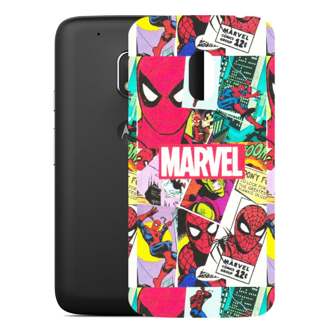 Motorola Phone Skins (All Models) - Marvel Comic Spiderman Grafitti - Matte Finish (M-72) Motorola Moto G4 Play