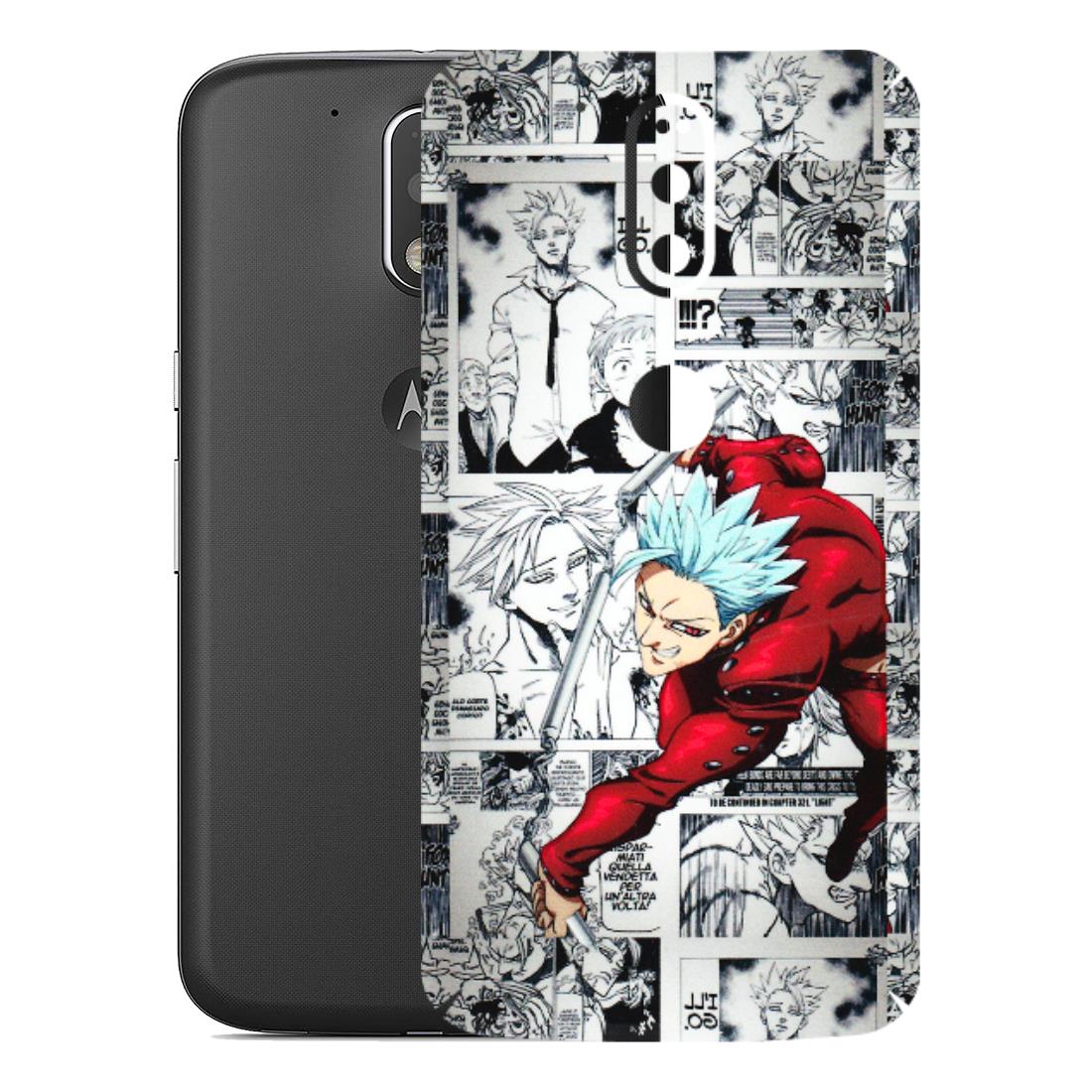 Motorola Phone Skins (All Models) - Anime Comic - 3D Embossed Finish (L-192) Motorola Moto G4 Plus
