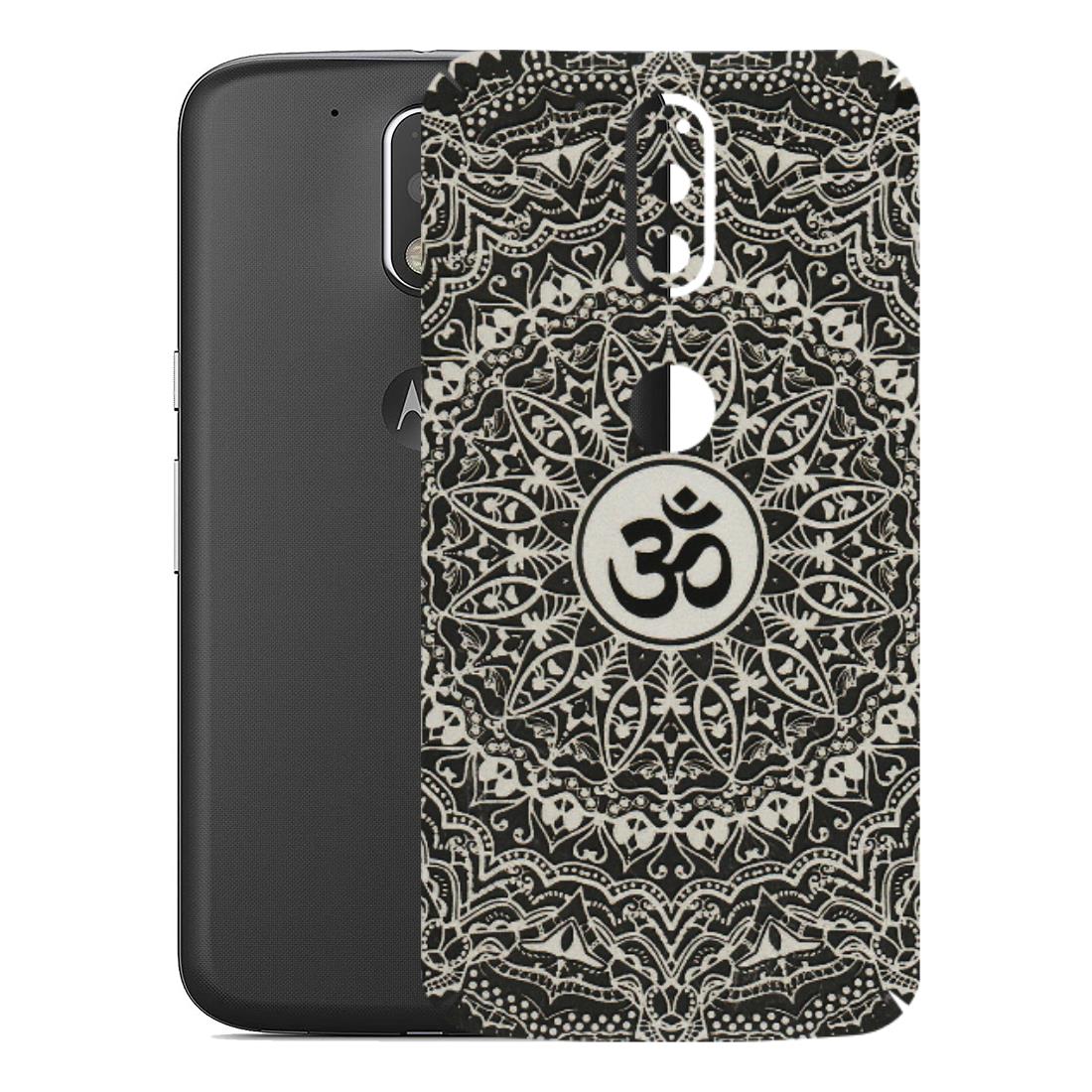 Motorola Phone Skins (All Models) - Aum Elegant Mandala - 3D Embossed Finish (L-62) Motorola Moto G4 Plus