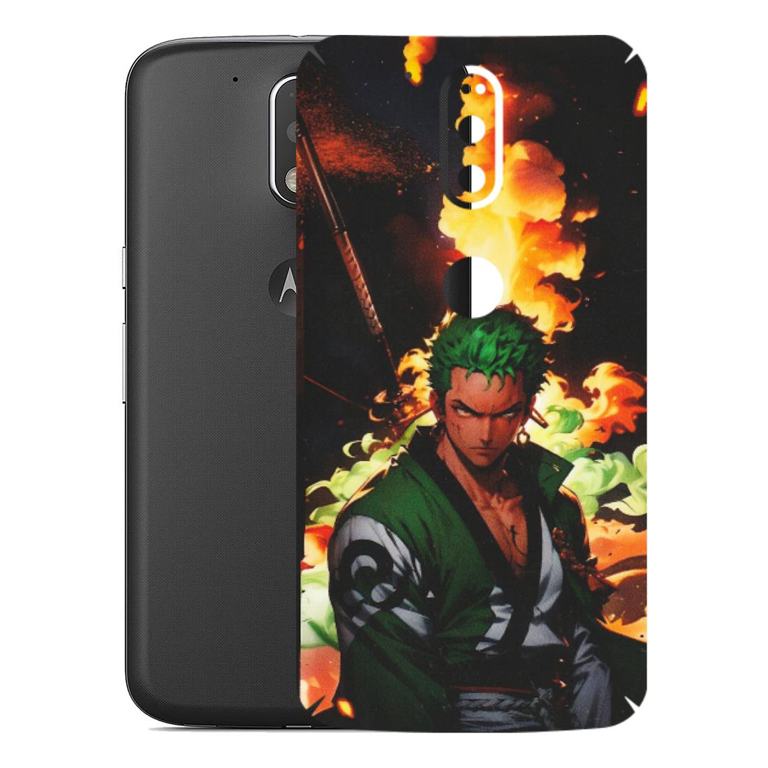 Motorola Phone Skins (All Models) - Roronoa Zoro - Matte Finish (M-102) Motorola Moto G4 Plus