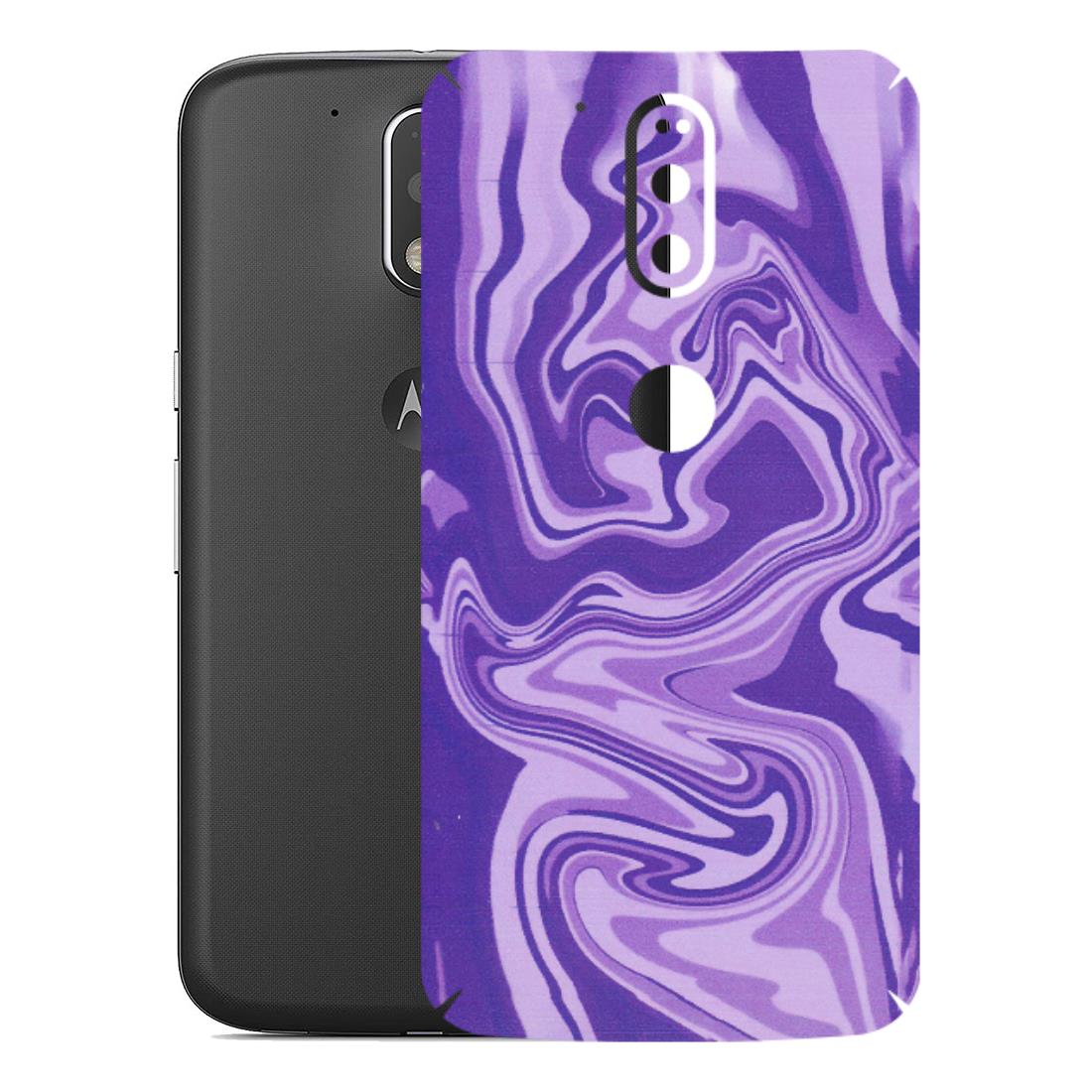 Motorola Phone Skins (All Models) - Hazy Purple Nights - Matte Finish (M-14) Motorola Moto G4 Plus