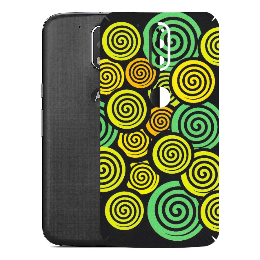 Motorola Phone Skins (All Models) - Crazy Spiral - Matte Finish (M-91) Motorola Moto G4 Plus