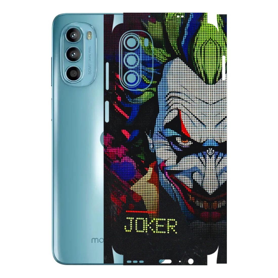 Motorola Phone Skins (All Models) - Joker Dot Matrix - 3D Embossed Finish (L-08) Motorola Moto G52