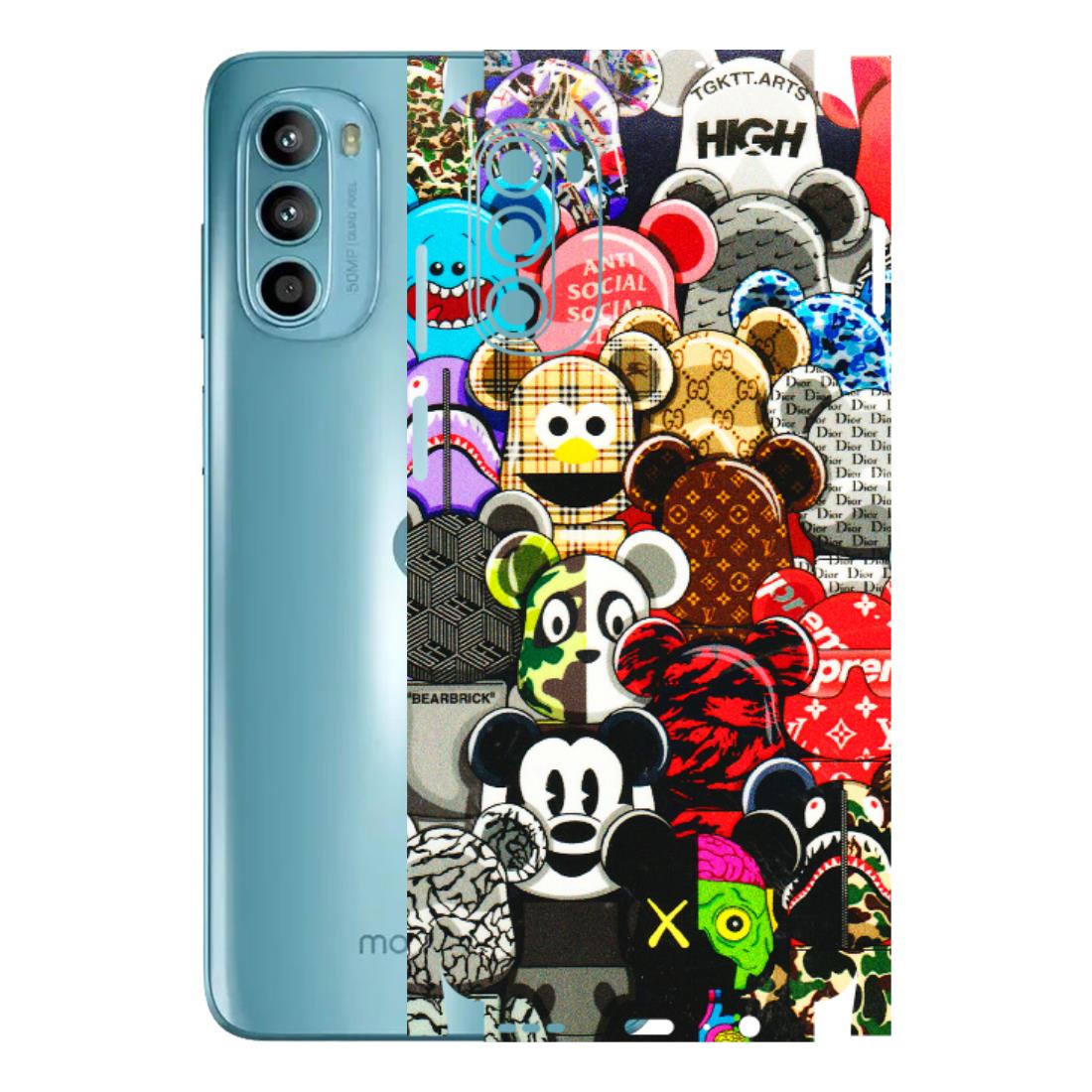 Motorola Phone Skins (All Models) - More Mickey Mouses - 3D Embossed Finish (L-118) Motorola Moto G52