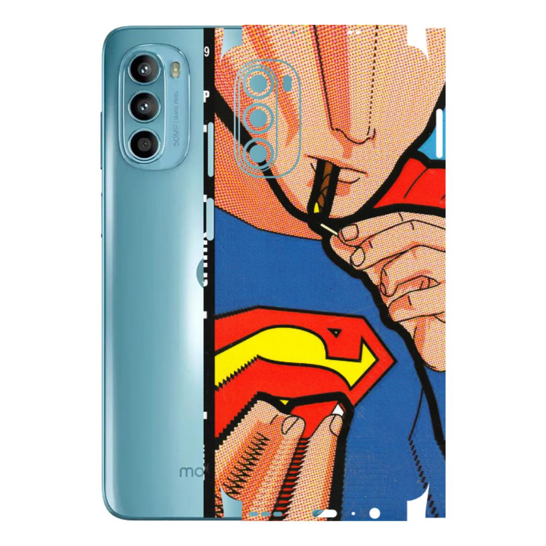 Motorola Phone Skins (All Models) - Superman Sutta - 3D Embossed Finish (L-130) Motorola Moto G52