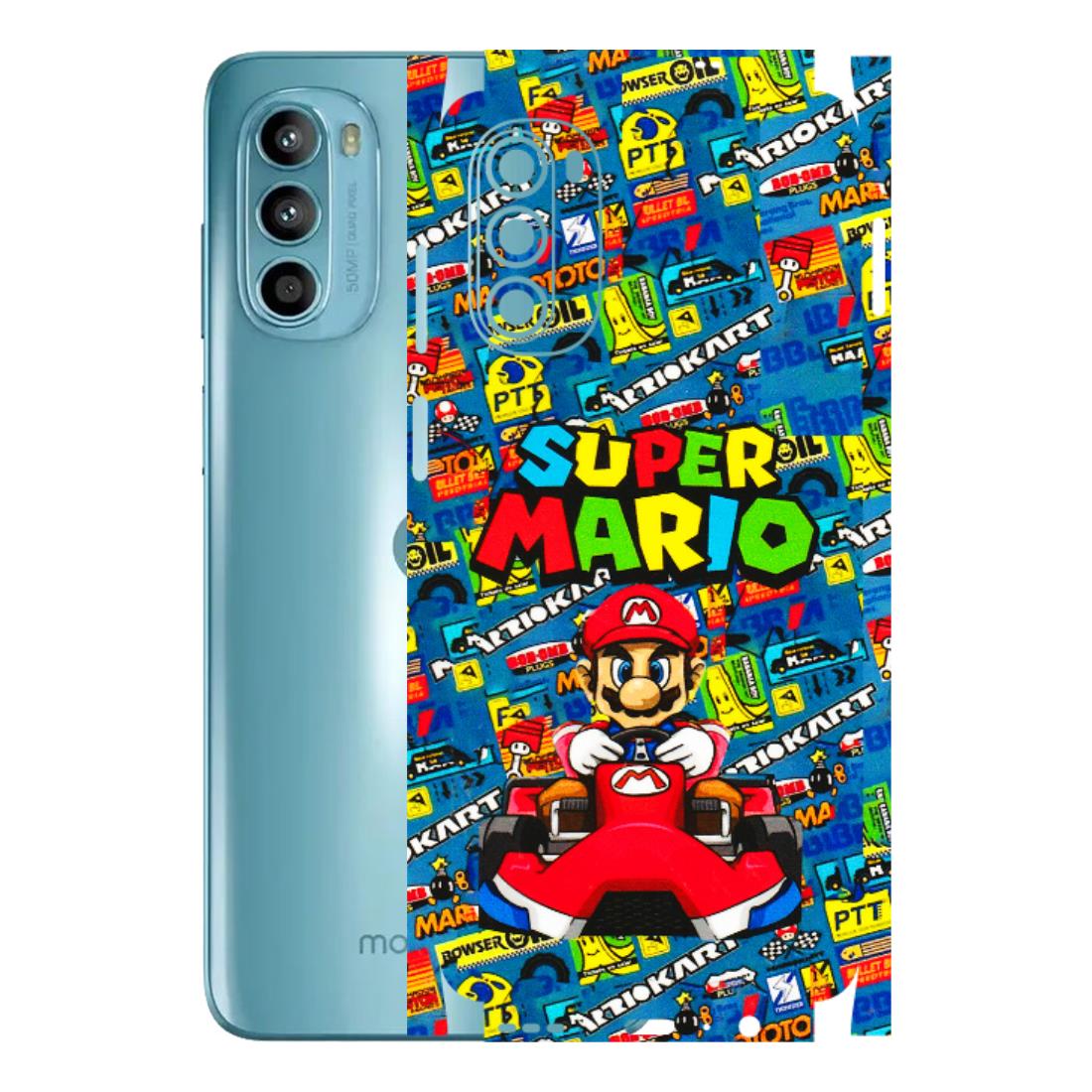 Motorola Phone Skins (All Models) - Super Mario Kart - 3D Embossed Finish (L-140) Motorola Moto G52