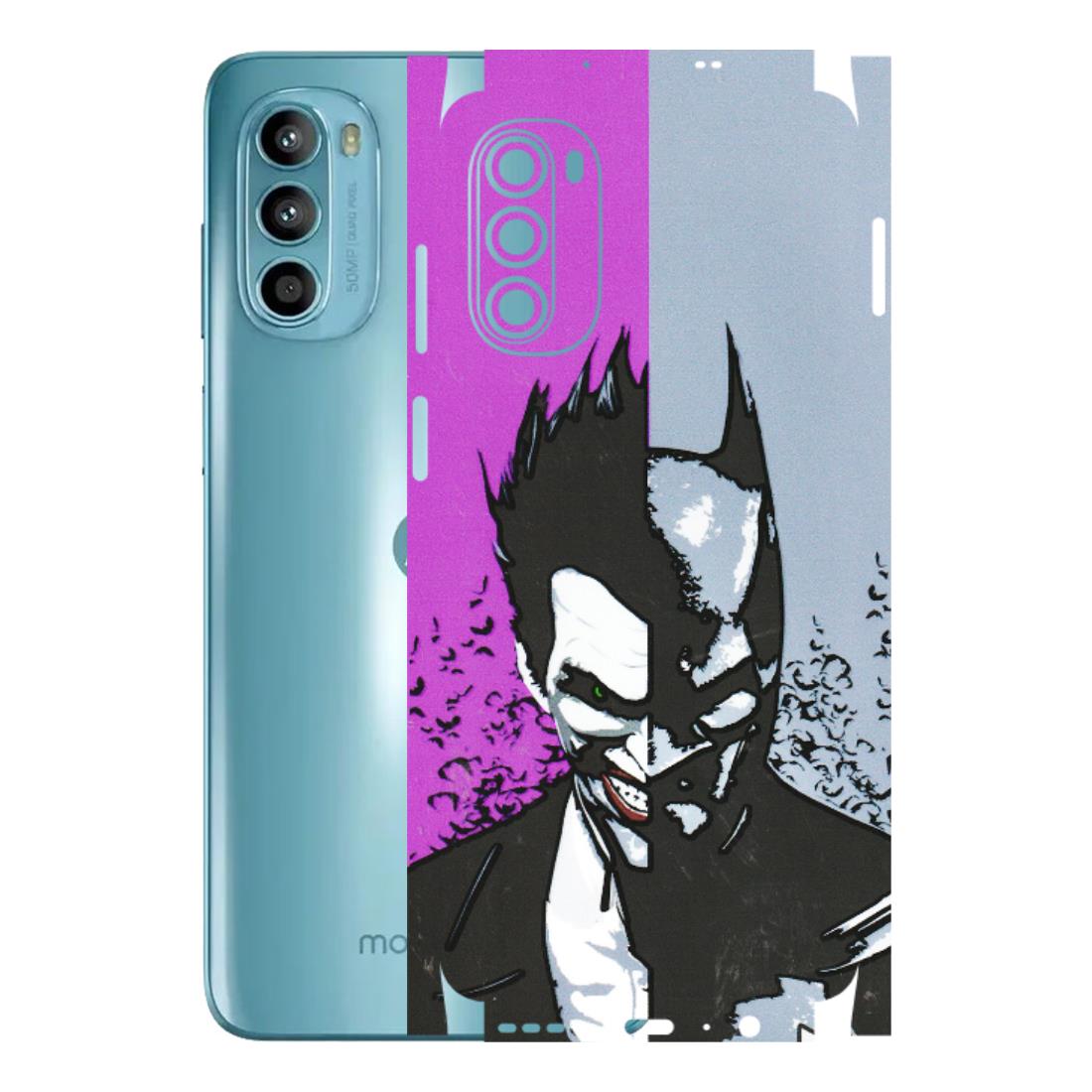 Motorola Phone Skins (All Models) - Batman & Joker - 3D Embossed Finish (L-143) Motorola Moto G52