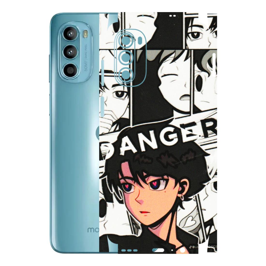 Motorola Phone Skins (All Models) - Danger Anime - 3D Embossed Finish (L-155) Motorola Moto G52