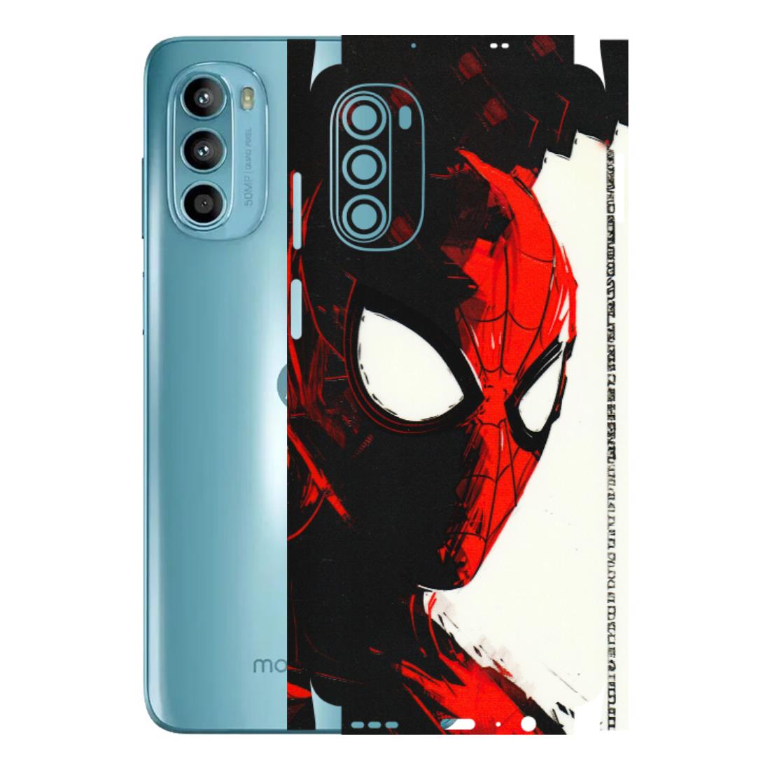 Motorola Phone Skins (All Models) - Spiderman Killer Face - 3D Embossed Finish (L-17) Motorola Moto G52