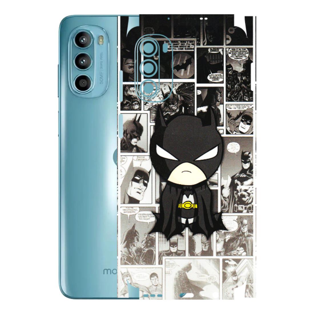 Motorola Phone Skins (All Models) - Toon Batman - 3D Embossed Finish (L-182) Motorola Moto G52