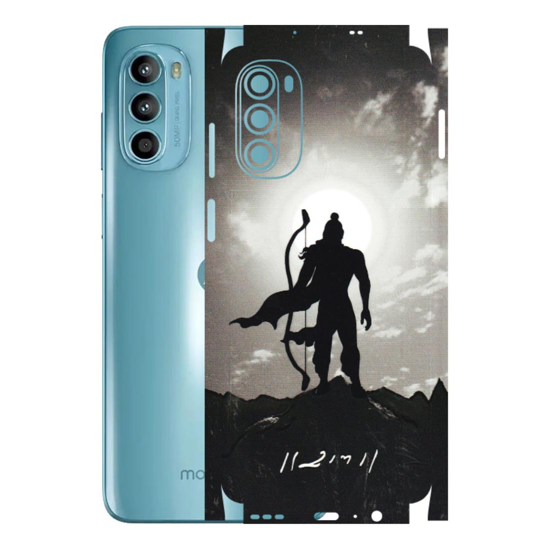 Motorola Phone Skins (All Models) - Jai Siya Ram - 3D Embossed Finish (L-200) Motorola Moto G52