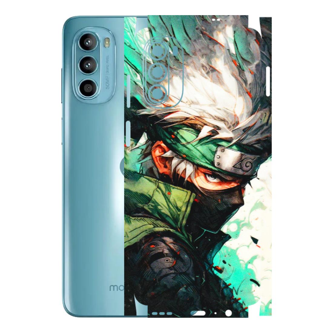 Motorola Phone Skins (All Models) - Kakashi Side Profile - 3D Embossed Finish (L-249) Motorola Moto G52