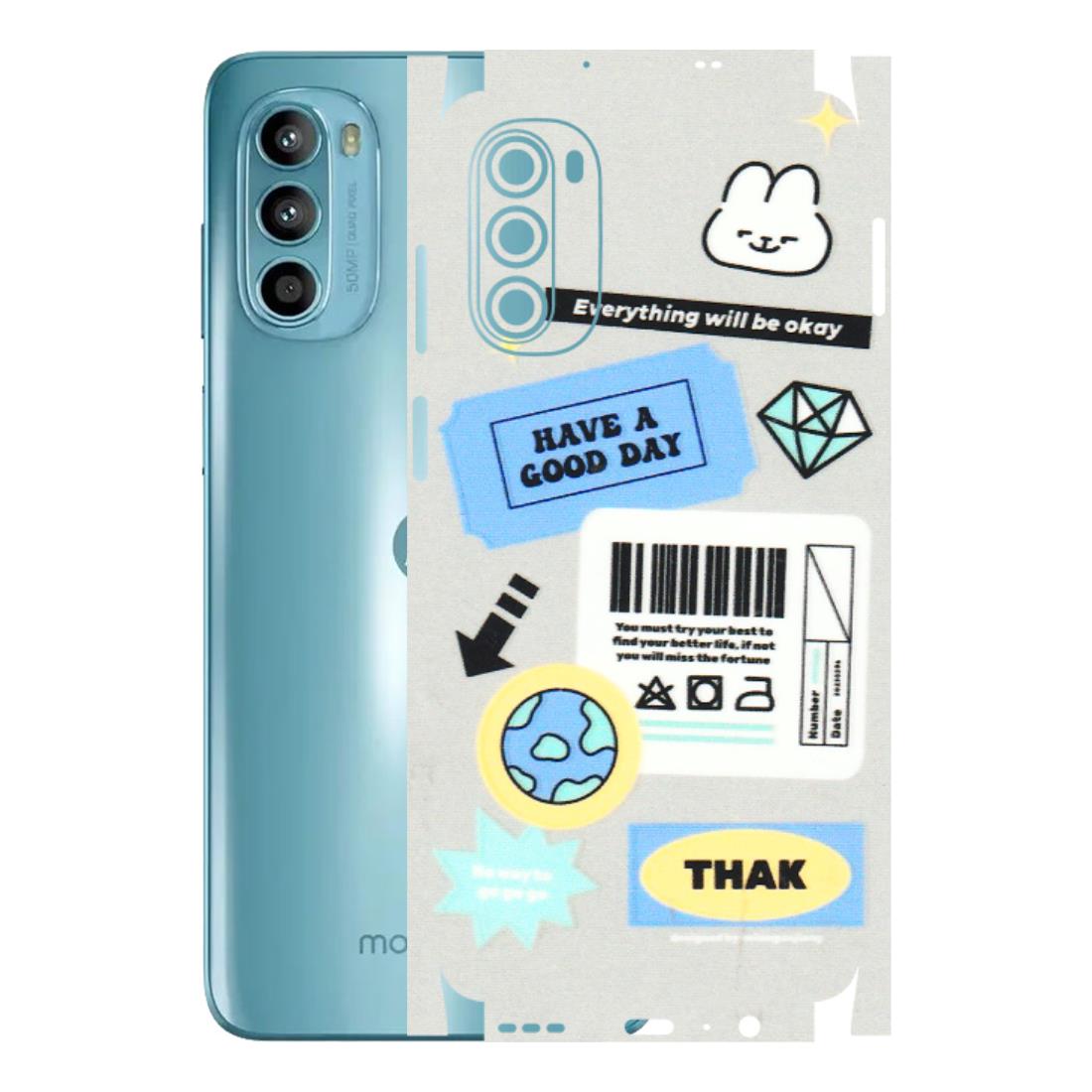 Motorola Phone Skins (All Models) - Will Be Okay Design - 3D Embossed Finish (L-316) Motorola Moto G52