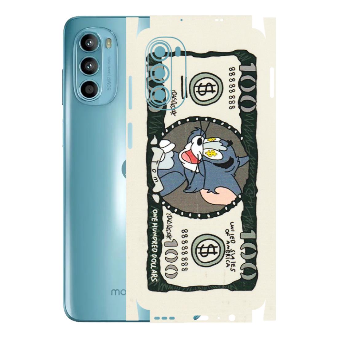 Motorola Phone Skins (All Models) - Tom Hundred Dollar - 3D Embossed Finish (L-324) Motorola Moto G52