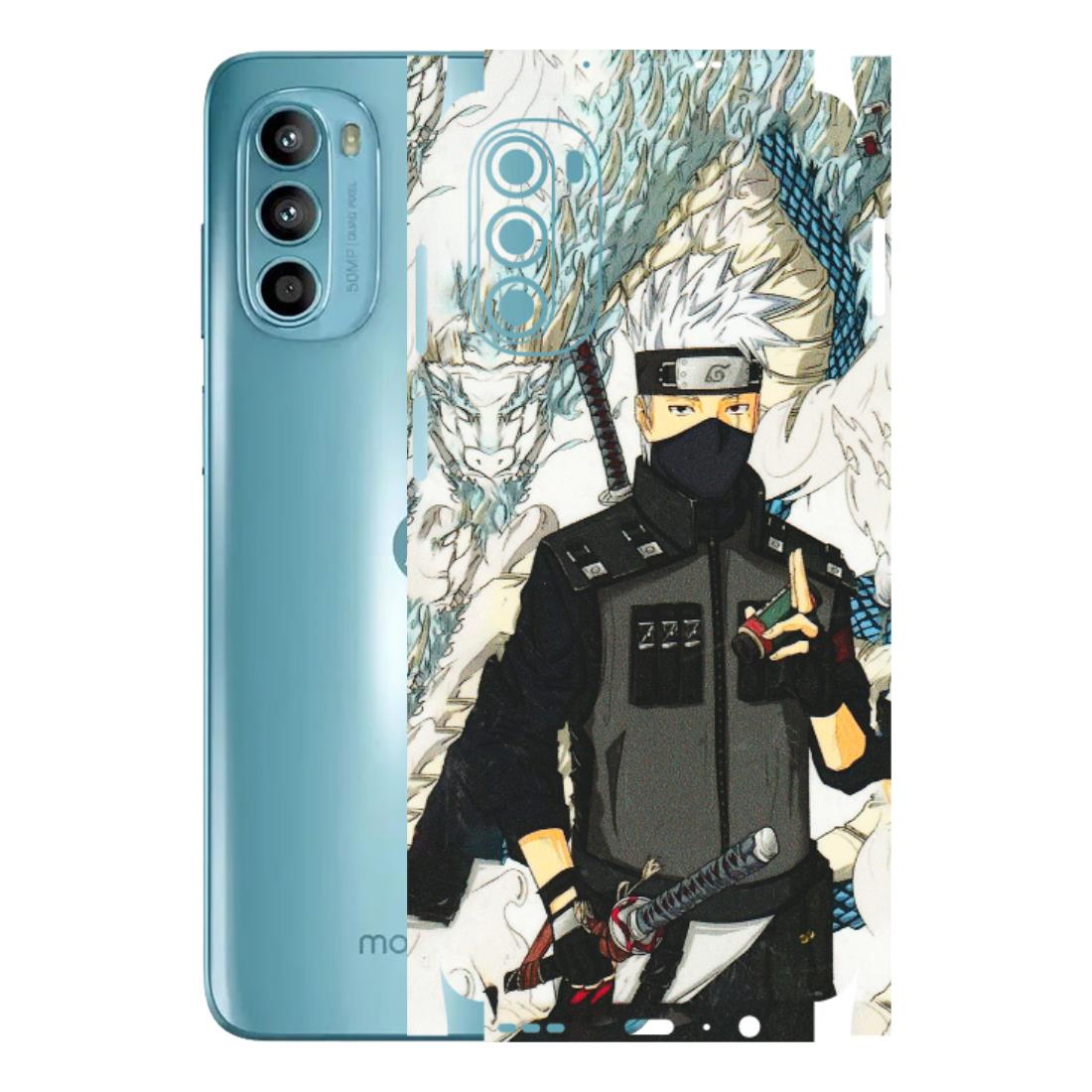Motorola Phone Skins (All Models) - Kakashi Hatake Naruto Anime - 3D Embossed Finish (L-46) Motorola Moto G52
