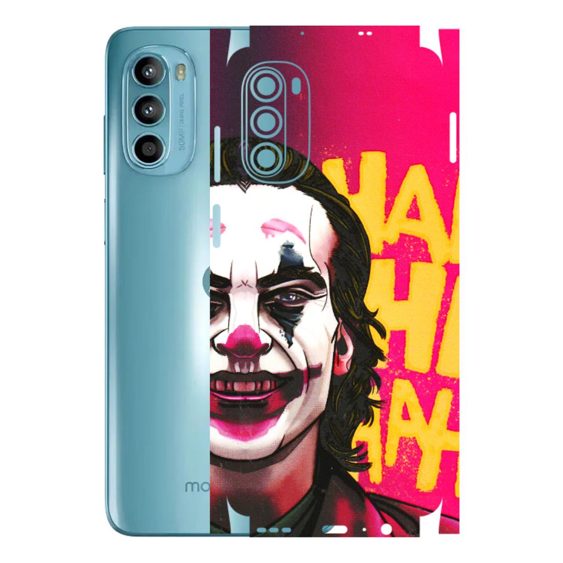 Motorola Phone Skins (All Models) - Joker Evil Laugh - 3D Embossed Finish (L-97) Motorola Moto G52