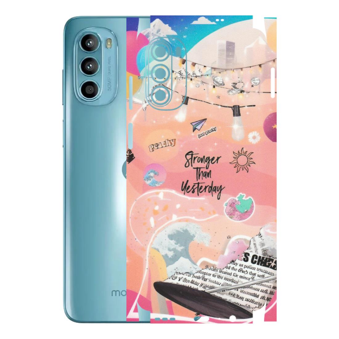 Motorola Phone Skins (All Models) - Stronger Then Yesterday - Matte Finish (M-128) Motorola Moto G52