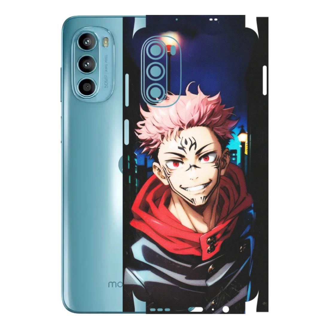 Motorola Phone Skins (All Models) - Yuji Itadori Funny Face Anime - Matte Finish (M-152) Motorola Moto G52