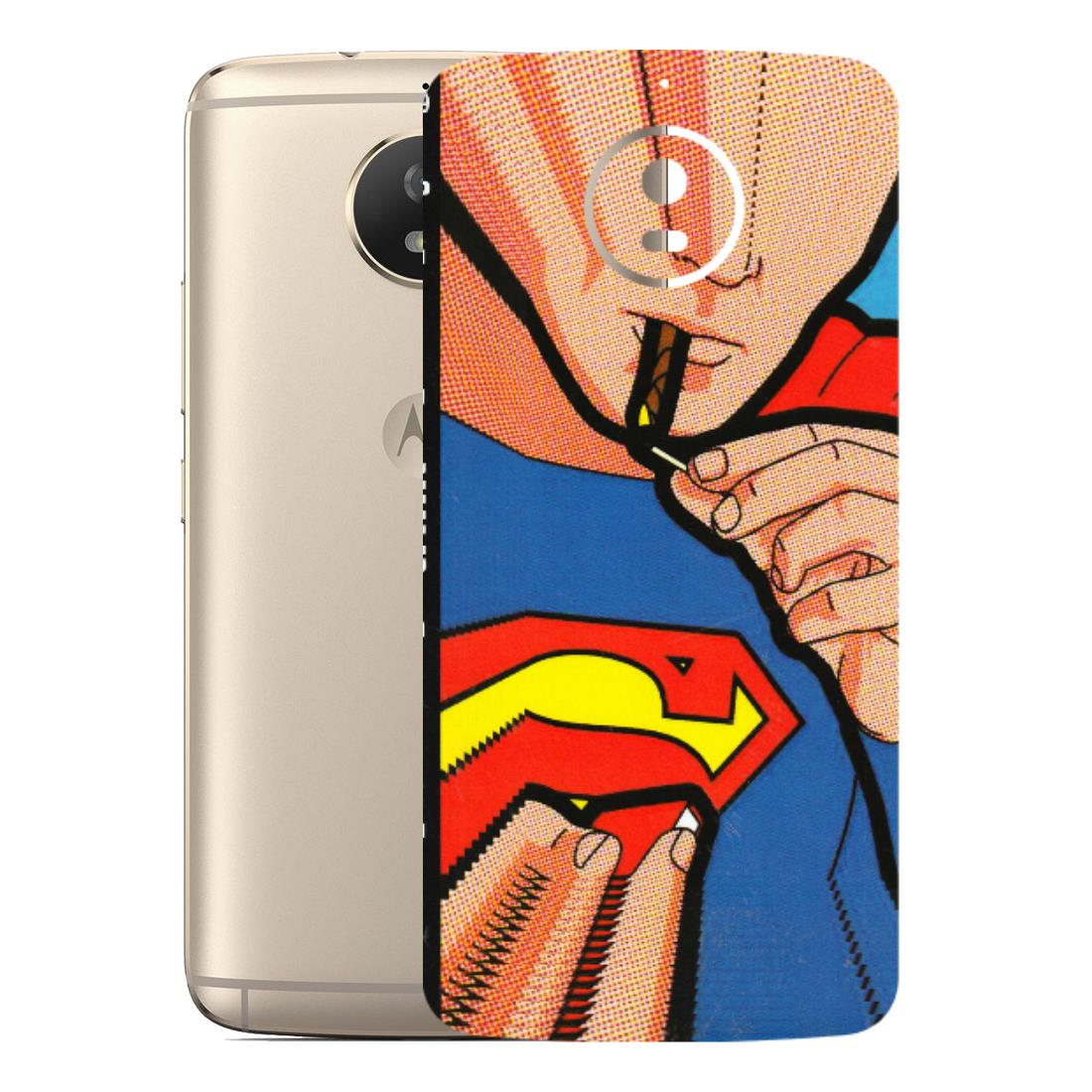 Motorola Phone Skins (All Models) - Superman Sutta - 3D Embossed Finish (L-130) Motorola Moto G5S