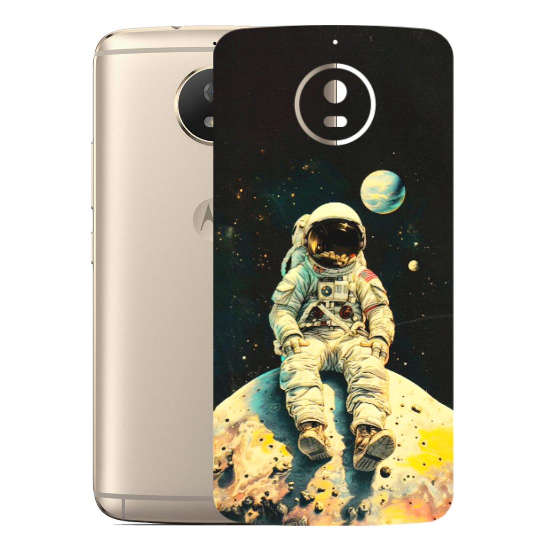 Motorola Phone Skins (All Models) - Astronaut in Space - 3D Embossed Finish (L-16) Motorola Moto G5S